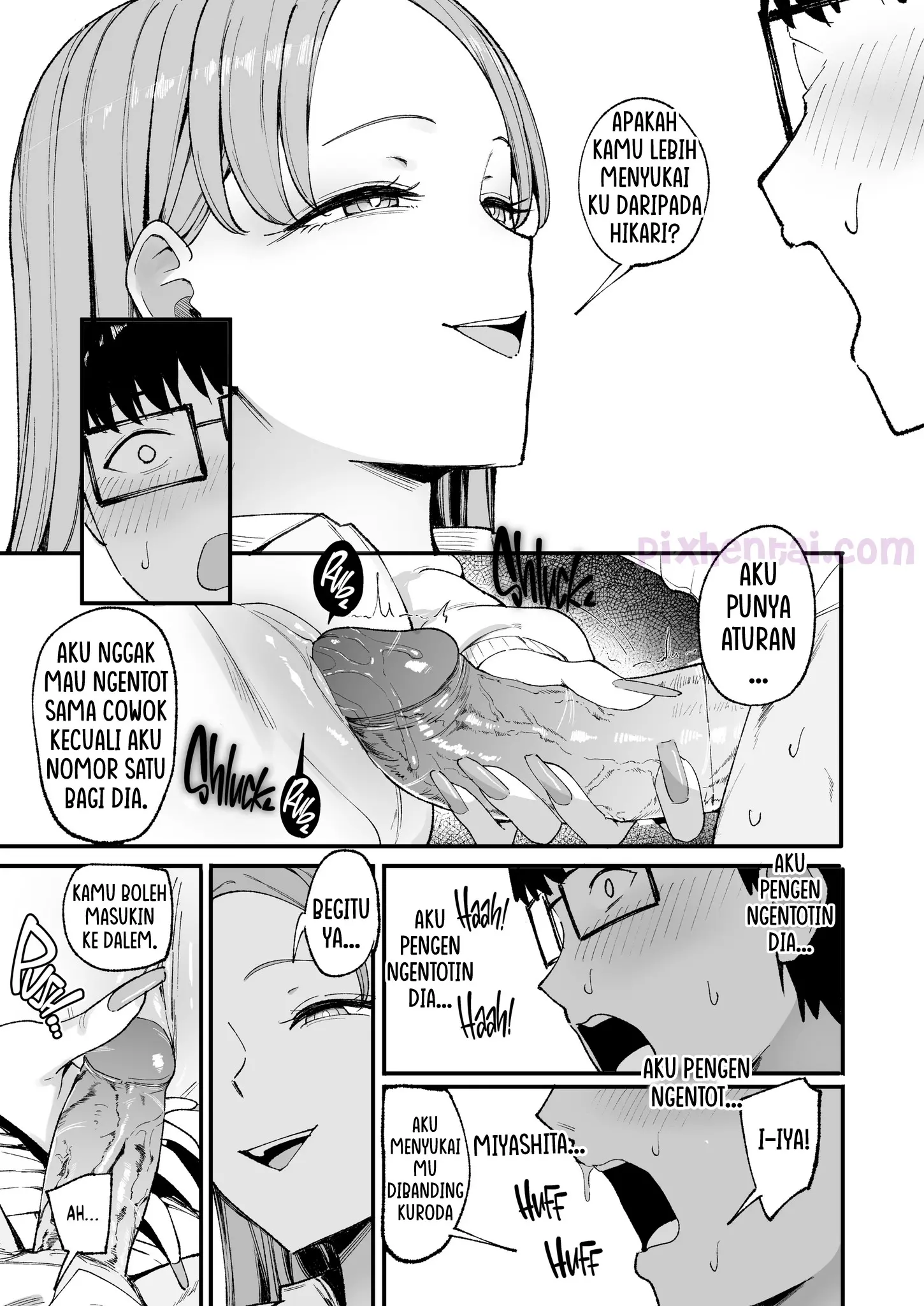 Komik hentai xxx manga sex bokep The Gyaru I Hang Out with Lets Me Use Her Pussy 4 page 36